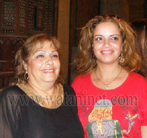 مع الدكتورة مرفت الصرفى مديرة المتحف القبطى