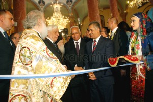 الرئيس اليونانى- ومحافظ القاهرة يفتتحان- تجديد دير -مارجرجس والمتحف الجديد (9)