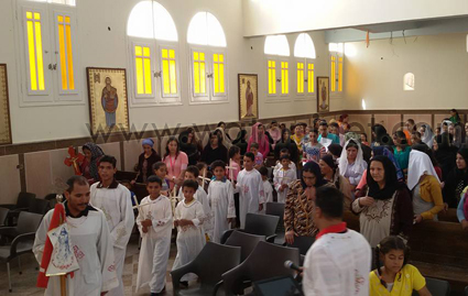 الوادى الجديد ,انبا  بقطر ,كنيسة الشهيد العظيم مار مينا بقرية ابو نص (1)
