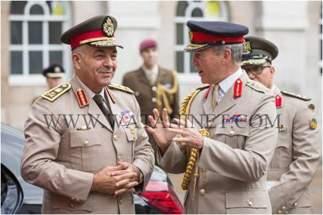 رئيس أركان الجيش البريطاني الجنرال سير نيكولاس هوتون يلتقي الفريق حجازي