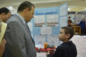اقبال جماهيرى خلال افتتاح معرض جامعة المنصورة الخامس للكتاب13
