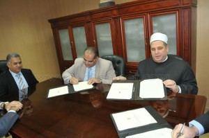 توقيع بروتوكول التعاون المشترك بين وزارة الآثار وجامعة الأزهر وجمنعية أصدقاء القاهرة التاريخية