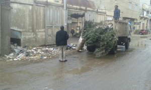 حملة مكبرة للنظافة بمدينة عزبة البرج 4