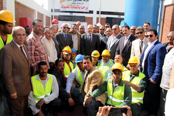  افتتاح محطة الصرف ببني عفان بتكلفة 55 مليون جنية1