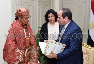 السيسى يستقبل وزيرة خارجية النيجر1