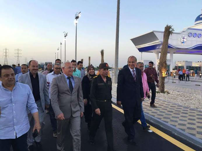 احتفال شعبى لإفتتاح محطة تحصيل الرسوم بمدخل بورسعيد الجنوبى 1