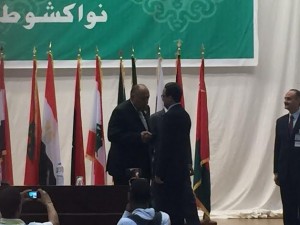 انطلاق اجتماع وزراء الخارجية العرب فى نواكشوط وشكرى يسلم الرئاسة لنظيره الموريتانى2