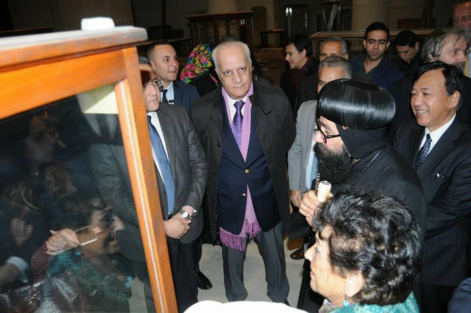افتتاح معرض "مصر مهد الأديان" بالمتحف المصري  (4)