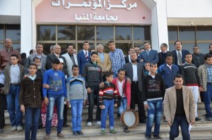 جامعة المنيا تكرم طلابها من متحدي الإعاقة8