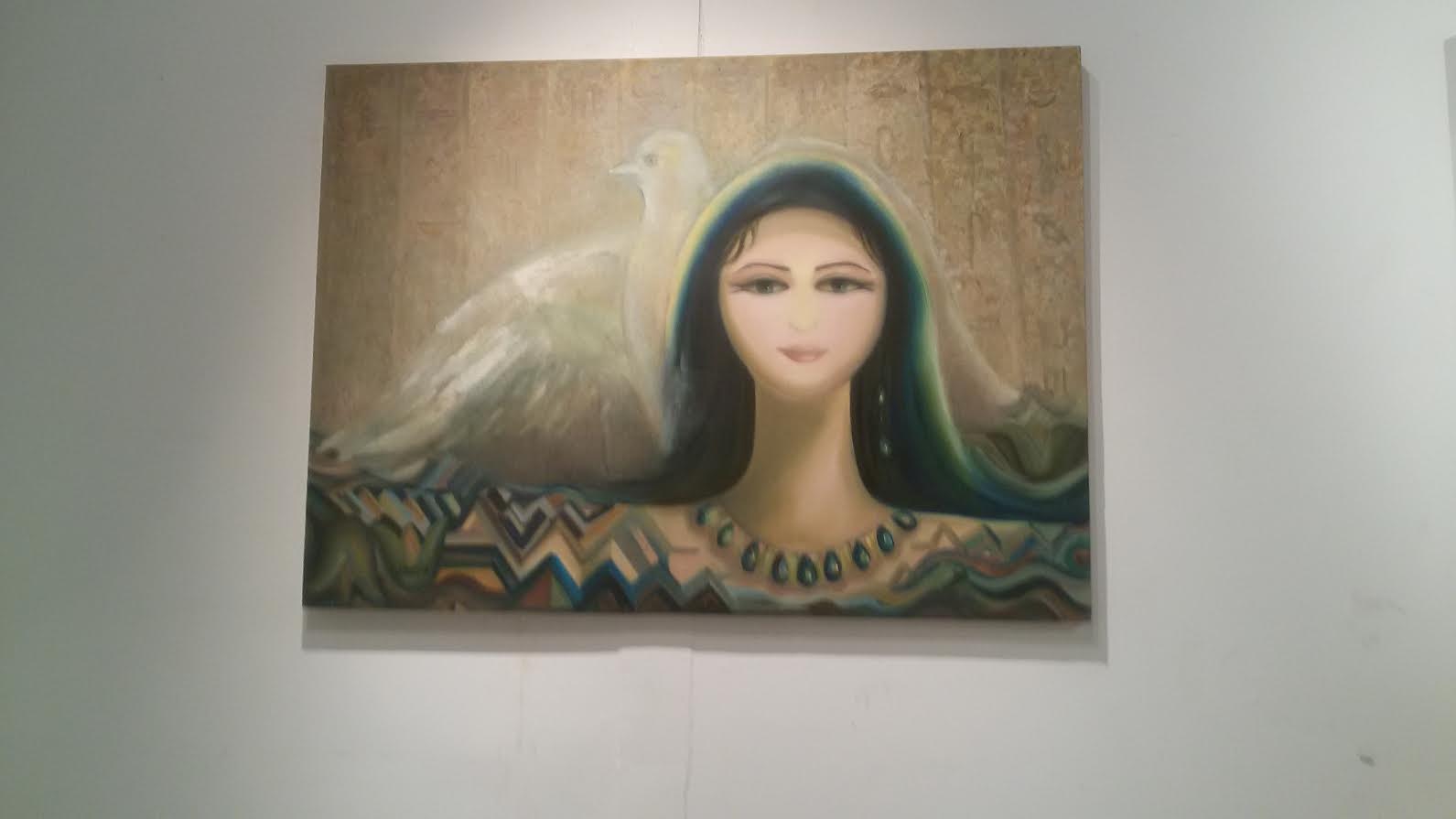 4"طيبة نقش الحنين" معرض للفنان منى عبد اللطيف