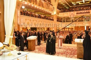 البابا تواضروس يصل كاتدرائية مارمرقس بالكويت