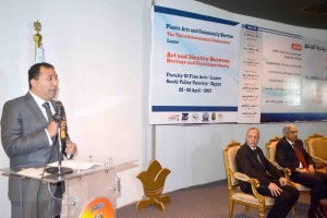 محافظ الاقصر يشهد افتتاح فعاليات المؤتمر الدولي الثاني للفنون التشكيلية2
